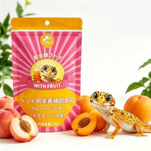 t rex 爬虫類用フルーツパウダー（ピーチ＆アプリコットミックス風味）